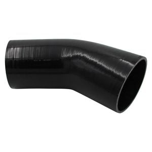 GASO 45 Degree Standard Elbow 4" (102mm) Silicone Hose Black