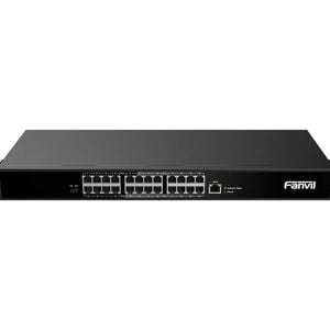 Fanvil PN24 2-Wire PoE Switch, Plug & Play, Built-in Power Supply, Built-in Mode Wwitch, Scenario Office