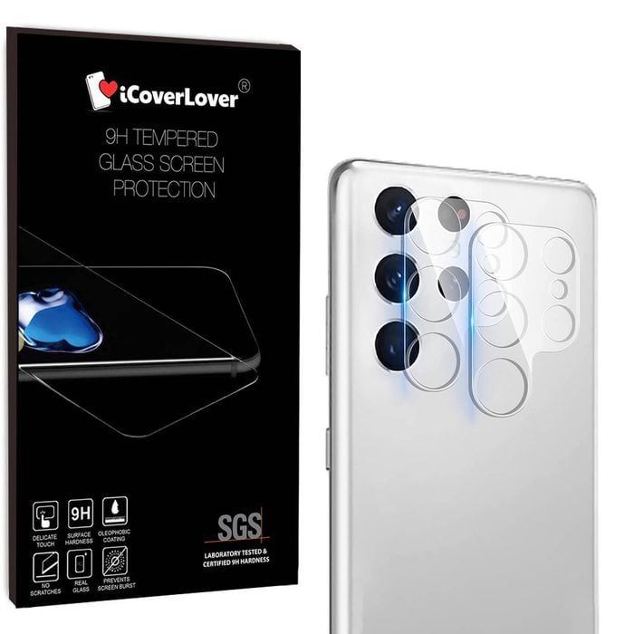 Icoverlover [2-pack] For Samsung Galaxy S23 Ultra Camera Lens Glass Protectors