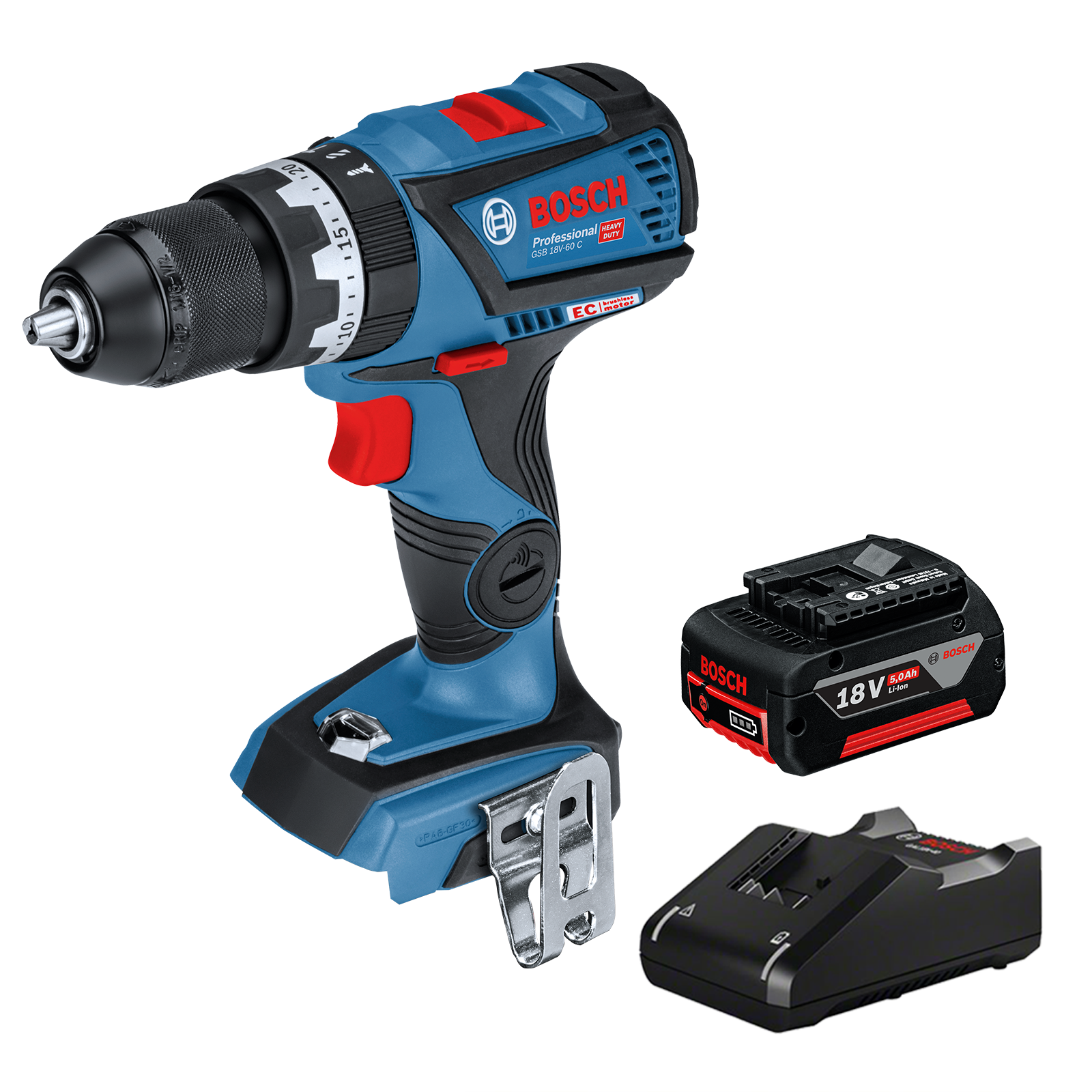 Bosch Blue 1 Piece Brushless Kit With 5.0Ah Li-ion Battery and Charger