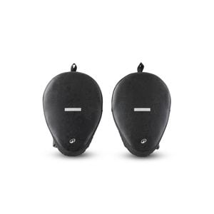 Decathlon - Curved Punch Mitts With Fastener Strap - Black - One Size