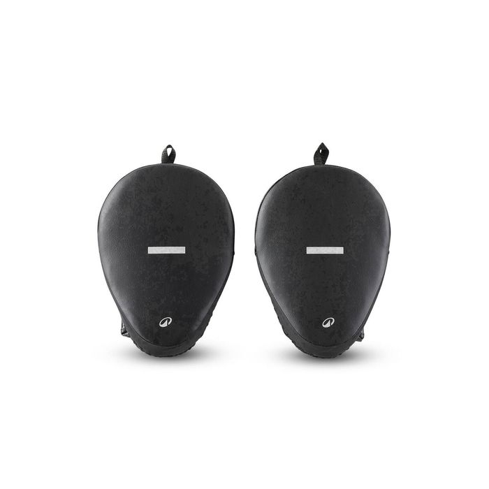 Decathlon - Curved Punch Mitts With Fastener Strap - Black - One Size