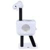 Costway Cat Tower Lamb Cat Tree Wicker Pet Scratching Posts