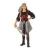 Crimson Pirate Costume for Kids, Buccaneer Dress with Headscarf and Belt, 3-5-YRS