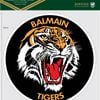 NRL Heritage Fridge Decal - Balmain Tigers -Team Logo Sticker - 470x470mm