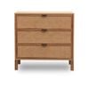 Junta Messmate And Natural Rattan 3 Drawer Tallboy