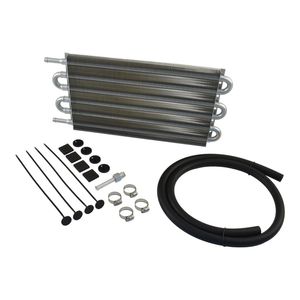 Calflow Transmission Oil Cooler Kit, Tube & Fin, 15.5" x 7.5" x 0.75"