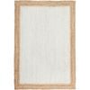 The Rug Connection Coast 333 Off White 220x150cm - Medium Hand Braided Jute Indoor Floor Rug