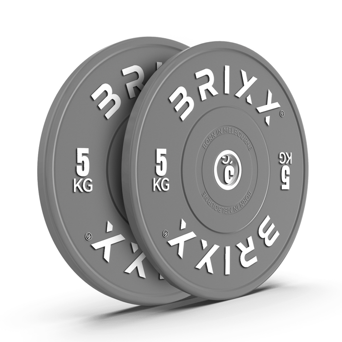 Brixx 5kg Pro Colour Olympic Bumper Plates