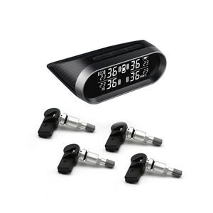 Promata Mata 2 Solar Tyre Pressure Monitor With Carbon Fiber Finish - 4 Internal Sensors - With Booster