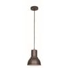 Brilliant Lighting 23cm Matte Charcoal Hugo Pendant Light