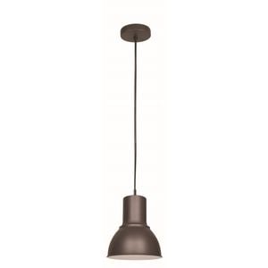 Brilliant Lighting 23cm Matte Charcoal Hugo Pendant Light