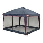 Coleman 3.6 x 3.6m Portable Gazebo LED Lighted with Mesh Walls