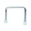 Sunrise U-bolts With Nyloc Nut 1/2" Zinc - 100mm Square, 75mm - Ub100s75z