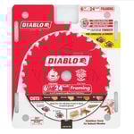 Diablo 165mm 24T General Purpose Cordless Circular Saw Blade