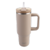 Oasis 1.2L Stainless Steel Commuter Travel Tumbler - Latte