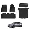 AUSGO 3D Injection Floor Mats & Boot Liner Set For Tesla Model Y Juniper 5-Seat 2025-Onwards Car Floor Liners Cargo Mat