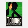 Galrie Modiano by Robert Bereny Vintage Art Deco Poster Elegant and Vibrant Wall Decor, Poster Only, A1 60 x 84cm (23 x 33inch)