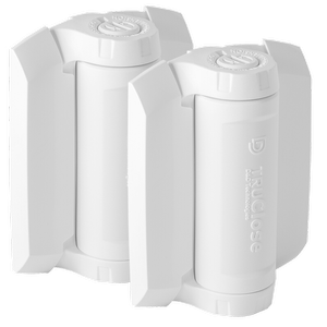 D&D Technologies White TruClose S3 Self-Closing Heavy Duty Hinge