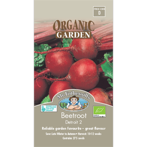 Mr Fothergill's Detroit Beetroot Organic Seeds