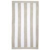 Bambury Classic Stripe Beach Towel - Pebble