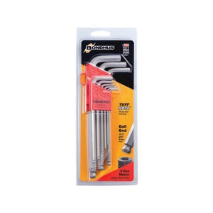 Bondhus 9 Piece Metric Long Ball Keys Hex Set