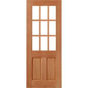 Woodcraft 2040 x 820 x 35mm Internal Door Half French Clear Glass