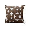 SOGA 45cm Brown Leather Throw Pillow – Square Cushion