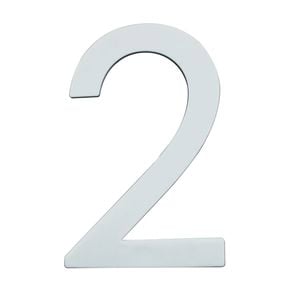 Sandleford 90mm Glow In Dark Acrylic House Number 2