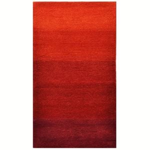 Handmade Gabbeh Wool Rug-128- IMPERIAL RED-80x150cm