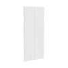 Kaboodle 900mm Provincial White V-Groove Pantry Doors - 2 Pack