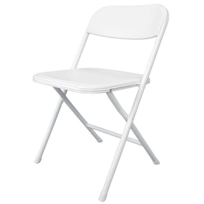 Marquee White Folding Chair