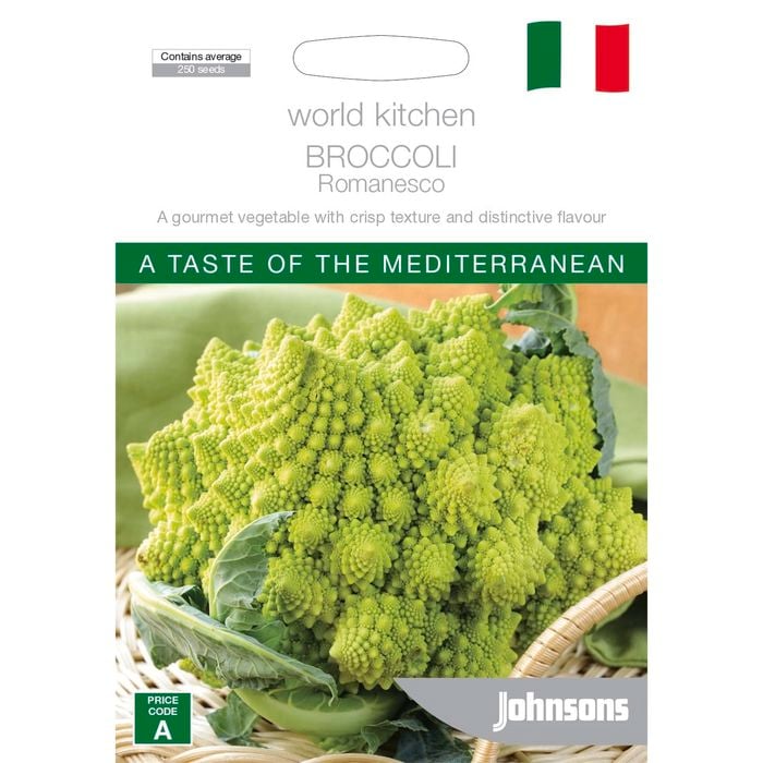 Johnsons World Kitchen Romanesco Broccoli Vegetable Seeds