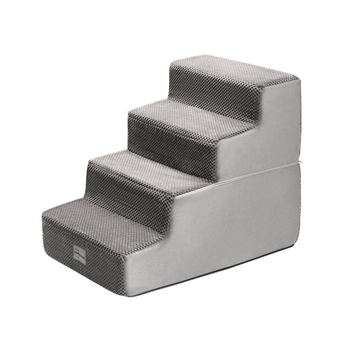 Petzly Dog Ramp Steps Pet Stairs Portable Indoor For Bed Sofa Couch