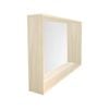 Cibo 900 x 600mm Coast Veneer Fresh Frame Mirror
