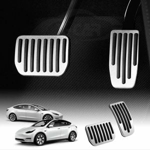 Tesla Model 3 2017-2023 and Model Y 2021-2024 Performance Foot Pedals Cover Aluminum