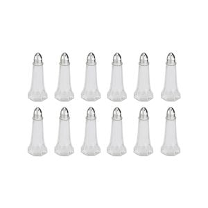 12 Glass Salt And Pepper Shakers Tower