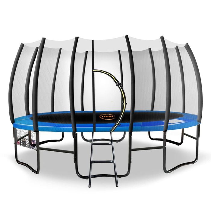 Kahuna Twister 12ft Springless Trampoline - Blue
