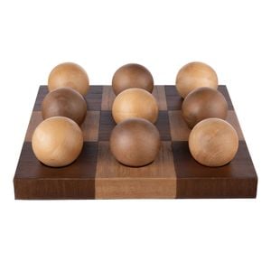 Academy Marshall Game & Sculpture Light & Dark Timber 23x26x7cm