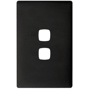 HPM 2 Gang Asphalt Linea Cover Plate