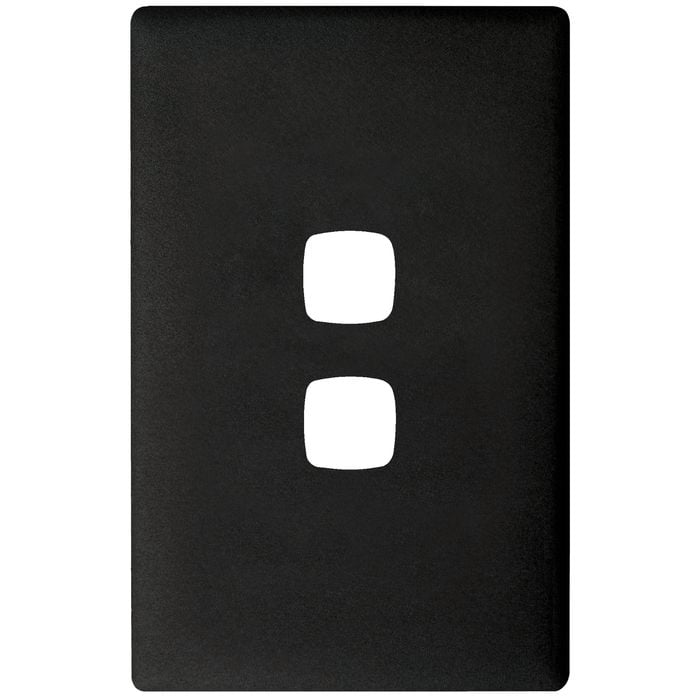HPM 2 Gang Asphalt Linea Cover Plate