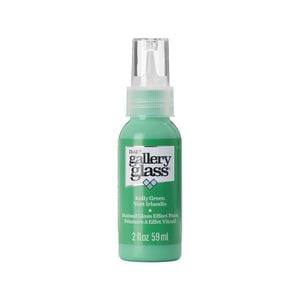 Plaid Gallery 59ml Kelly Green Glass Paint