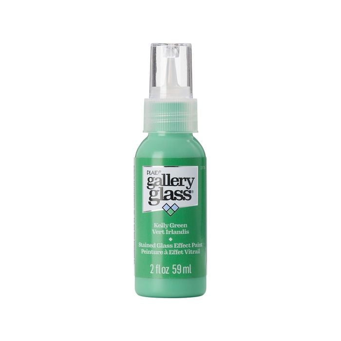 Plaid Gallery 59ml Kelly Green Glass Paint