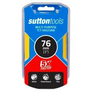 Sutton Tools 76mm TCT Multi-Purpose Seamless Holesaw