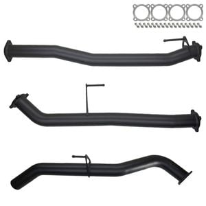 Ignite Exhausts Dpf Back For Nissan D23 Navara Np300 3" With Straight Pipe Only 409 Stainless Steel