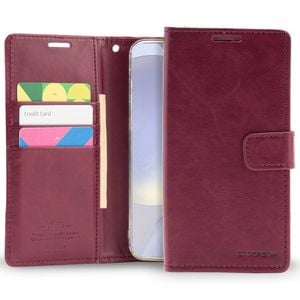Goospery Bluemoon Diary for Samsung Galaxy S24 Plus - Wine