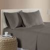 Bloomington 400TC Bamboo Cotton Premium Sheet Set 40cm Wall Mocha Double