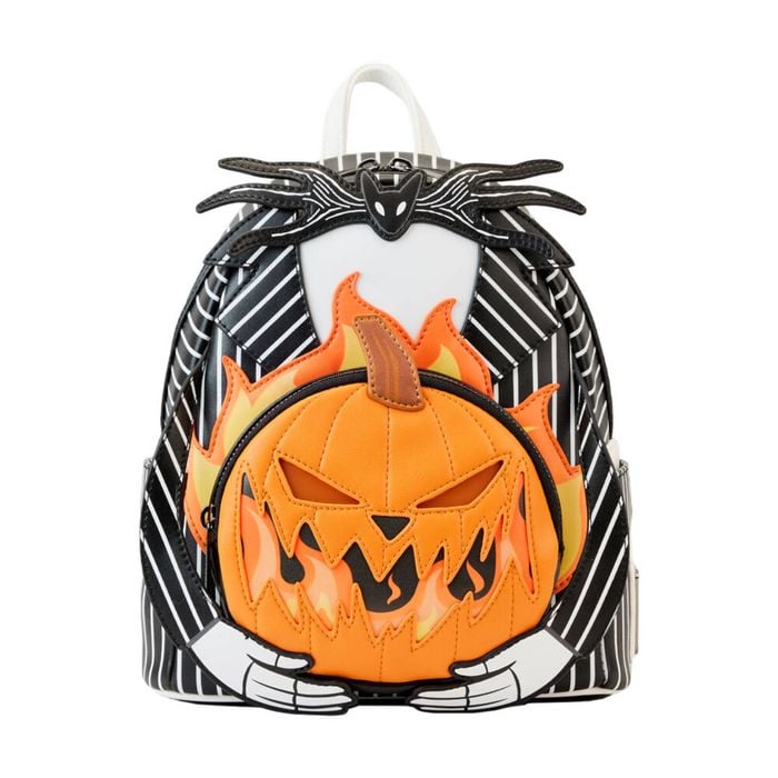 The Nightmare Before Christmas Jack Pumpkin Glow Head Mini Backpack