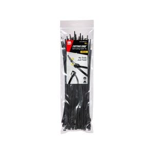 Gardner Bender 280 x 4.3mm Black Self-Cutting Cable Ties - 50 Pack