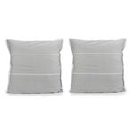 2PK Jason Commercial Calista Euro Pillow Case 65x65cm Hazel